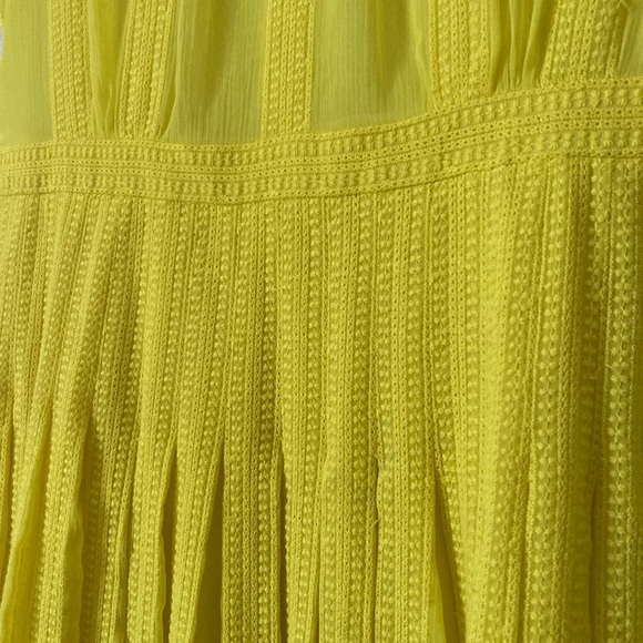 J Crew size 8 yellow midi dress - Picture 4 of 5